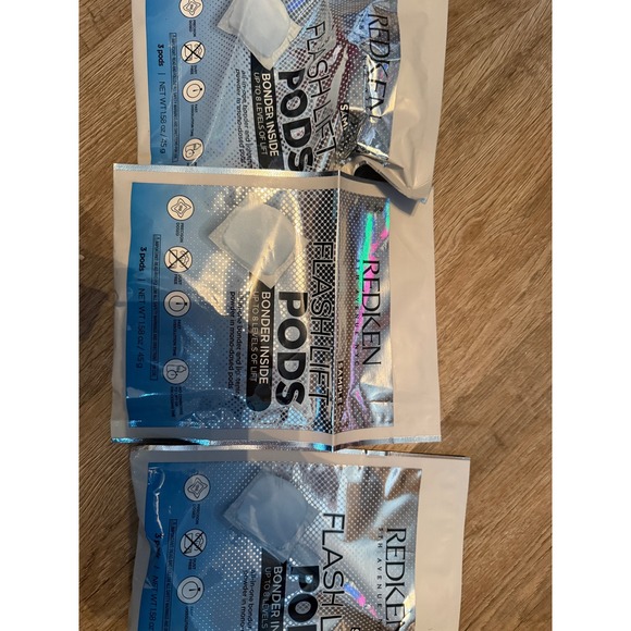 Redken Flash Lift Pods Bonder Inside 3 Pod Pack Hair Treatment lightener color - Picture 2 of 2